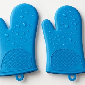 Silicone Oven Mitts Waterproof and Easy to Clean Heat Resistant