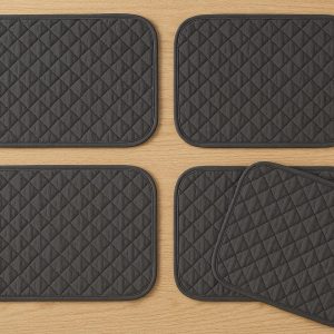8 Quilted Placemat Set of 6 Heat Resistant Table Mats